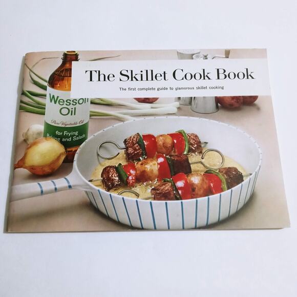 Vintage The Skillet Cook Book Wesson Oil (bb2) - Picture 3 of 10